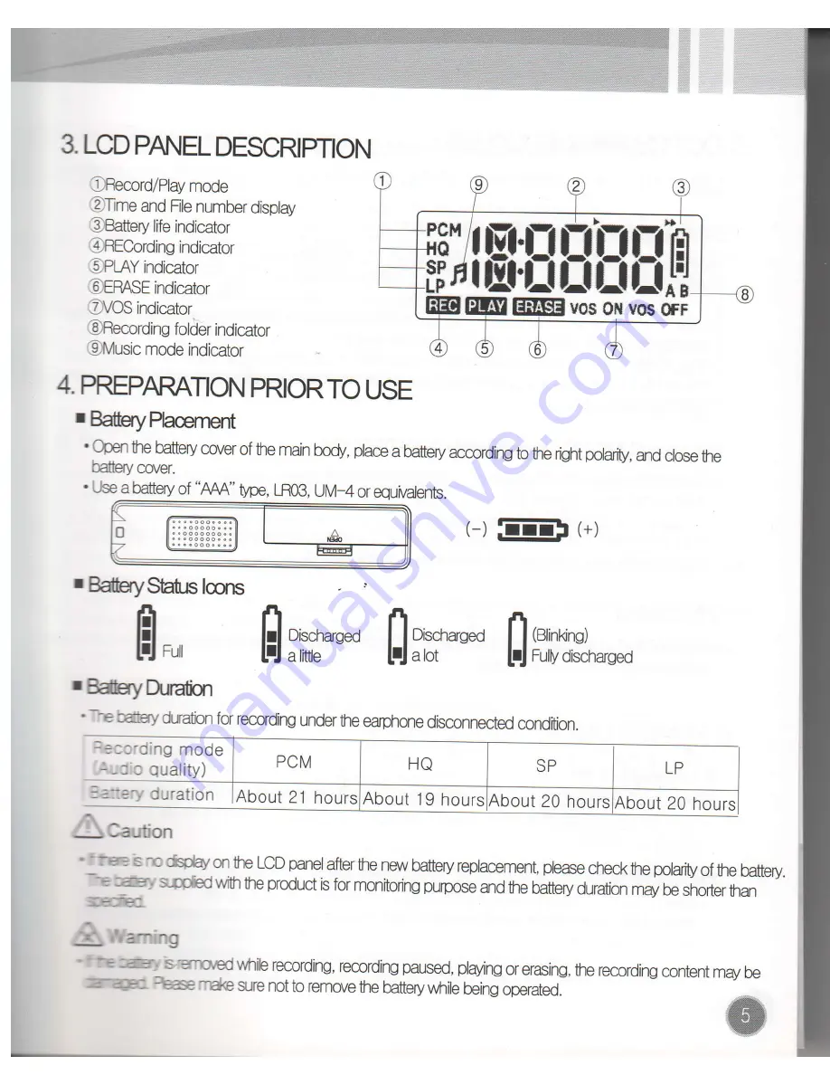 Memoq Mk220 Owner'S Manual Download Page 5