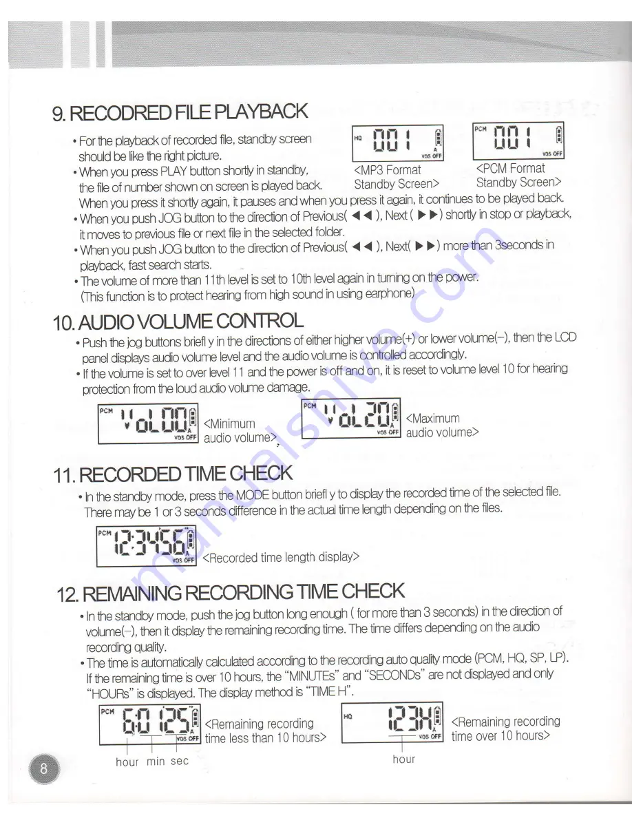 Memoq Mk220 Owner'S Manual Download Page 8