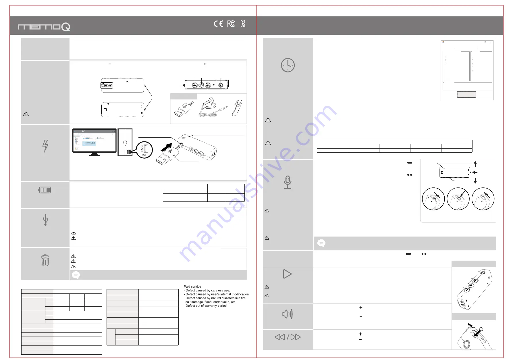 Memoq MR-120 User Manual Download Page 2