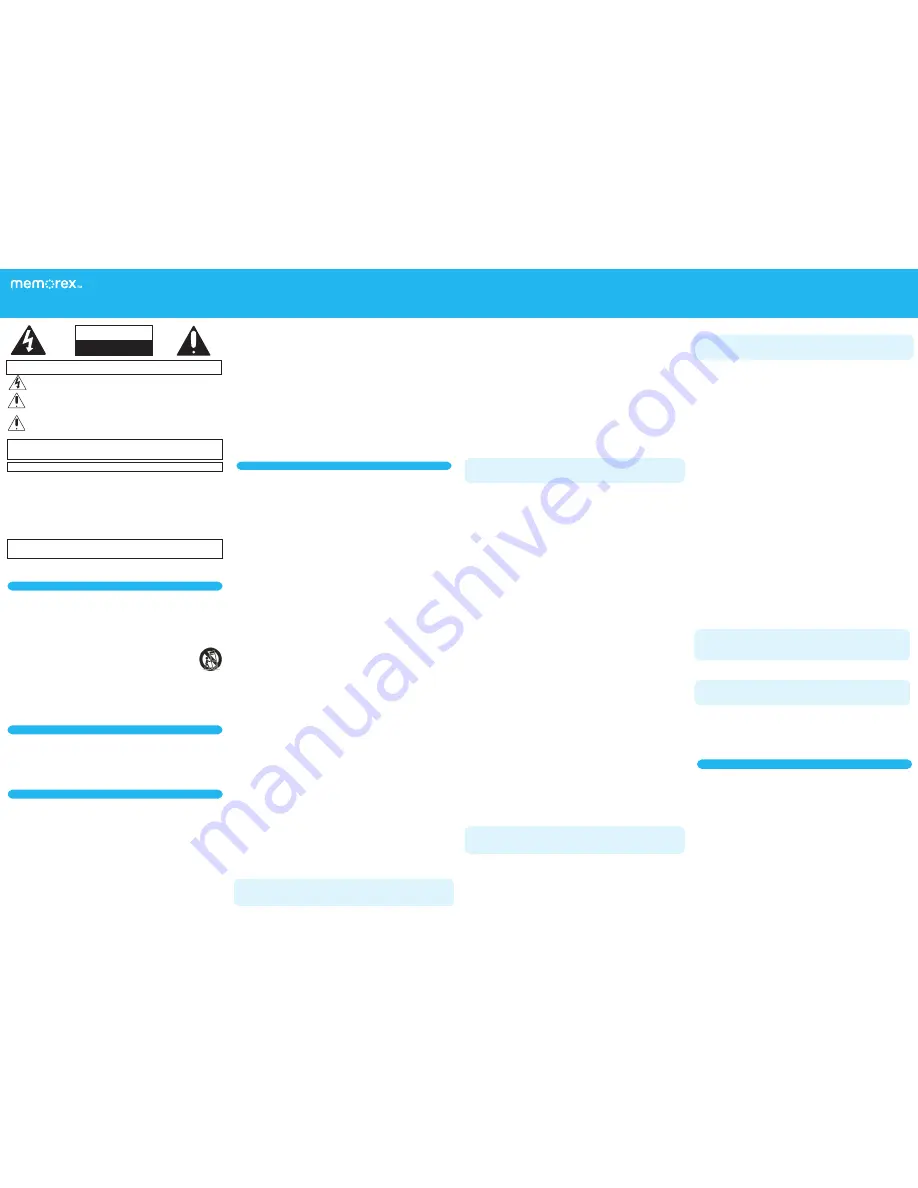 Memorex MC5550 User Manual Download Page 3