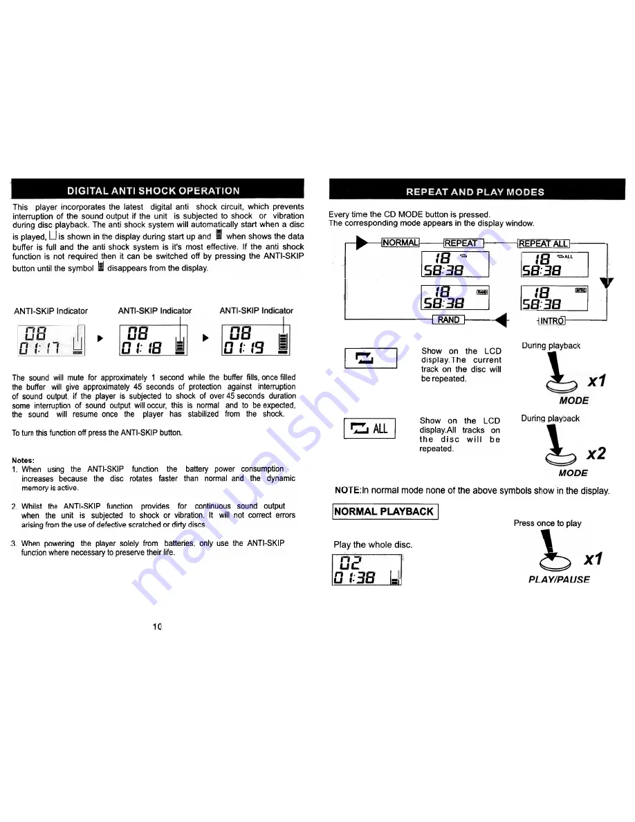 Memorex MD5480 Series Operating Instructions Manual Download Page 5