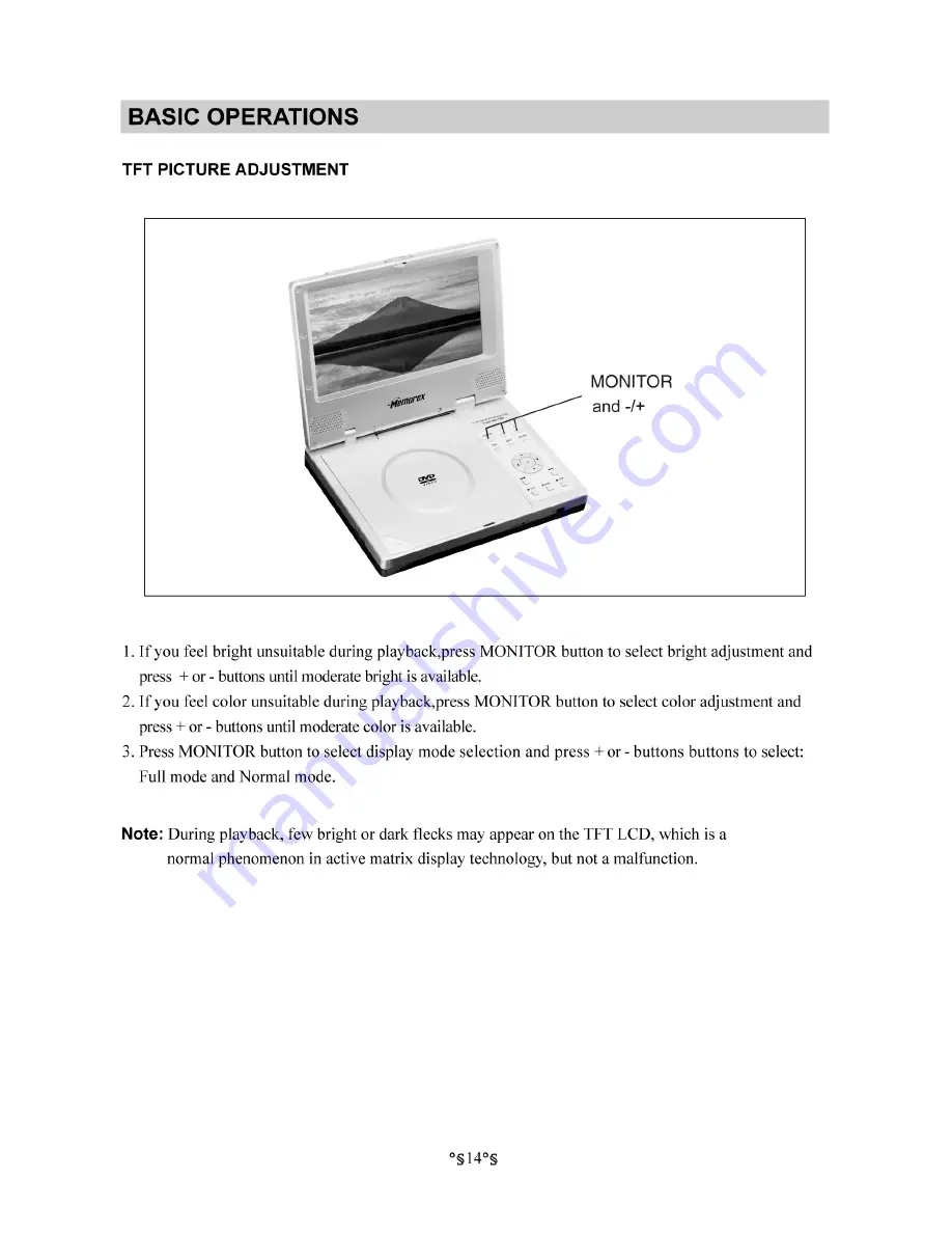 Memorex MM-7000 Скачать руководство пользователя страница 14