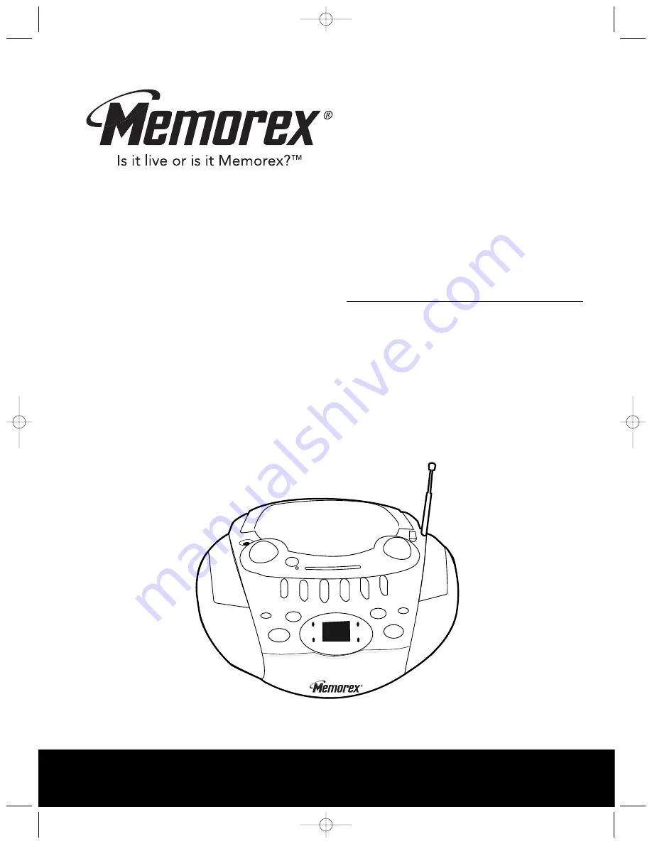 Memorex MP3126 User Manual Download Page 1