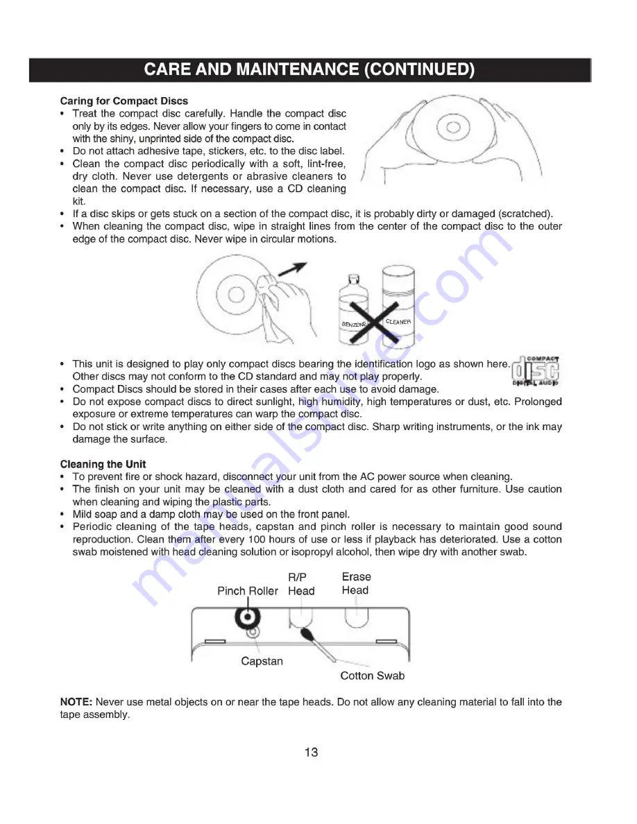 Memorex MP3227 User Manual Download Page 14