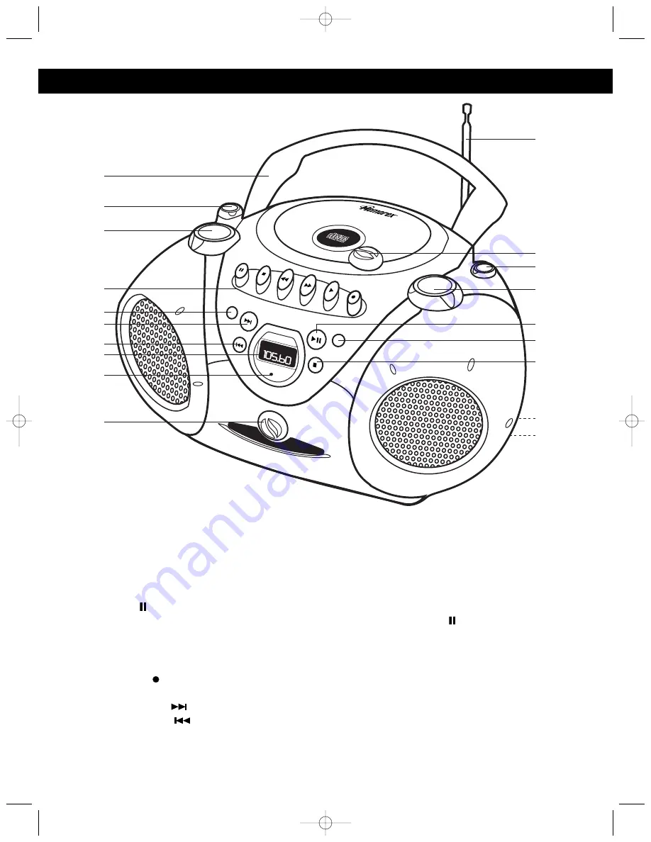 Memorex MP3825 Operating Instructions Manual Download Page 5