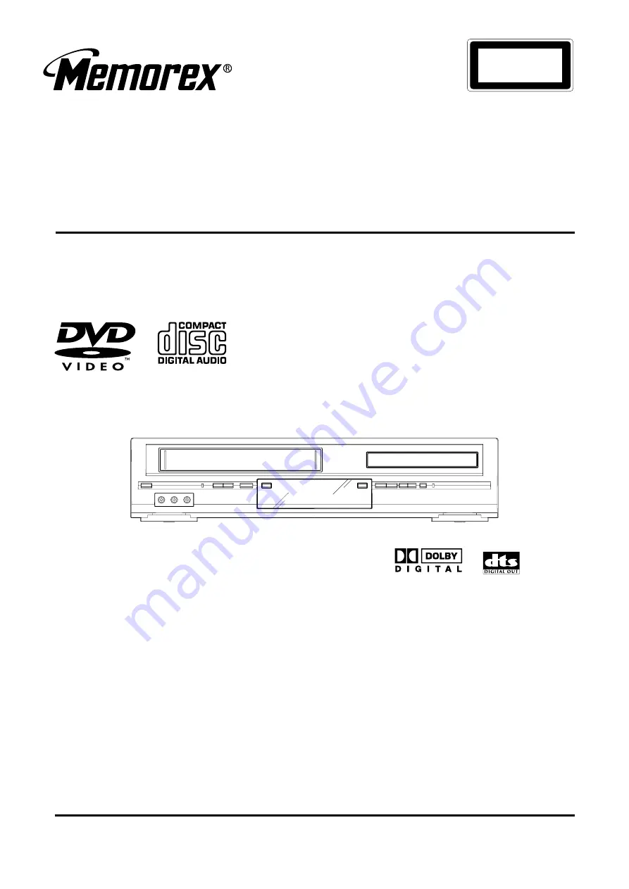 Memorex MVD4540 - DVD/VCR Скачать руководство пользователя страница 1