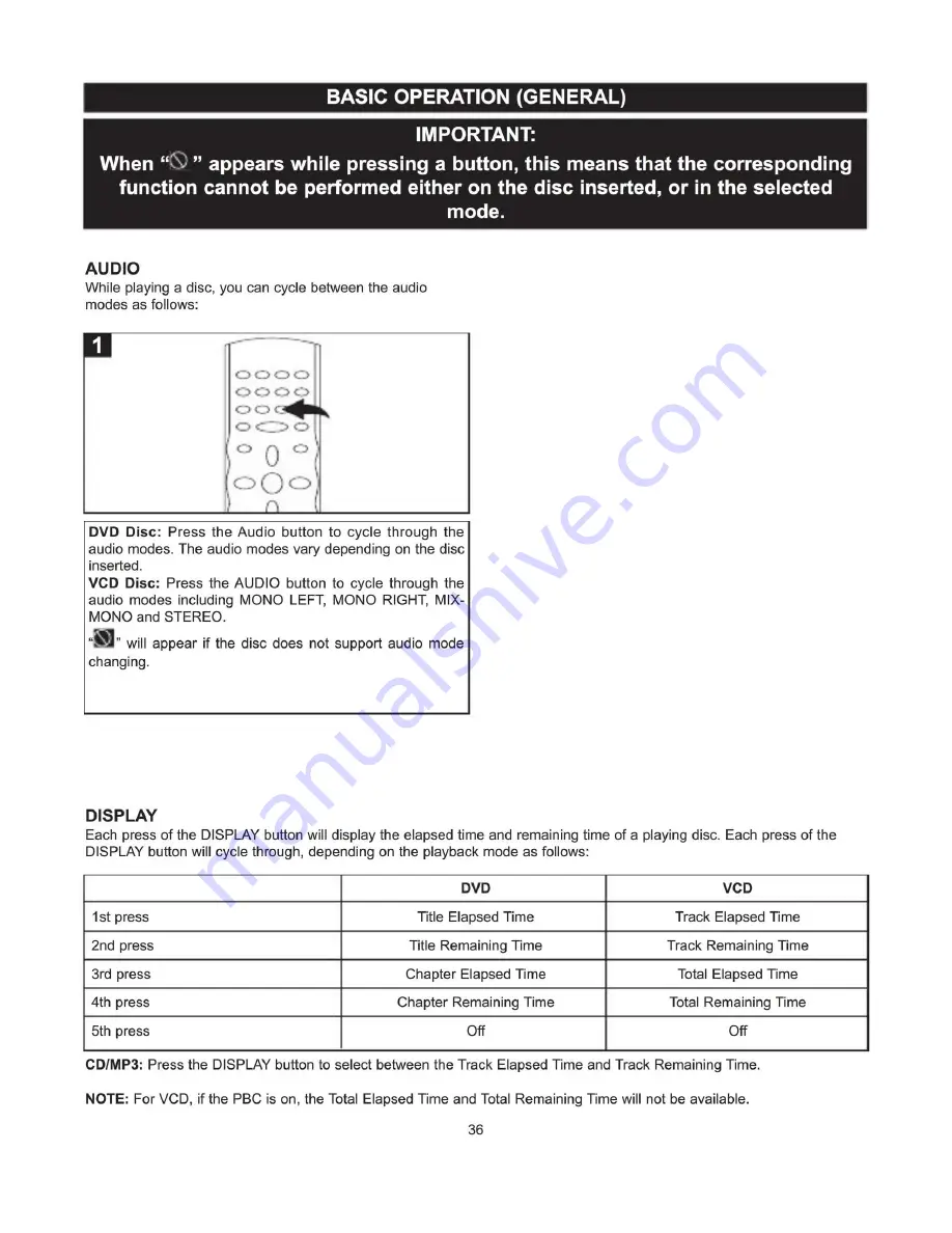 Memorex MVD4544 - DVD/VCR User Manual Download Page 37