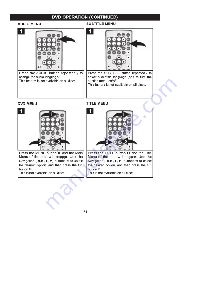 Memorex MVDP1078 - DVD Player - 7 User Manual Download Page 32