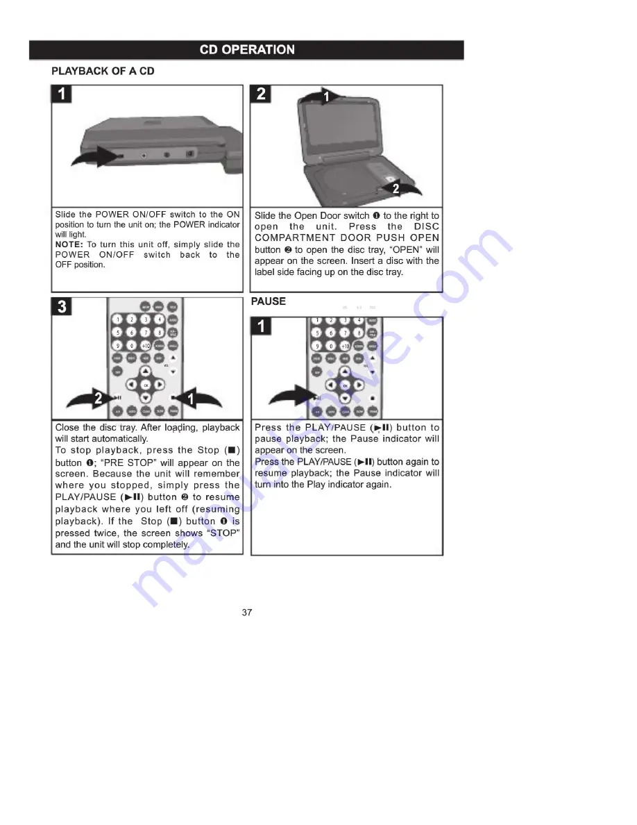 Memorex MVDP1078 - DVD Player - 7 User Manual Download Page 38