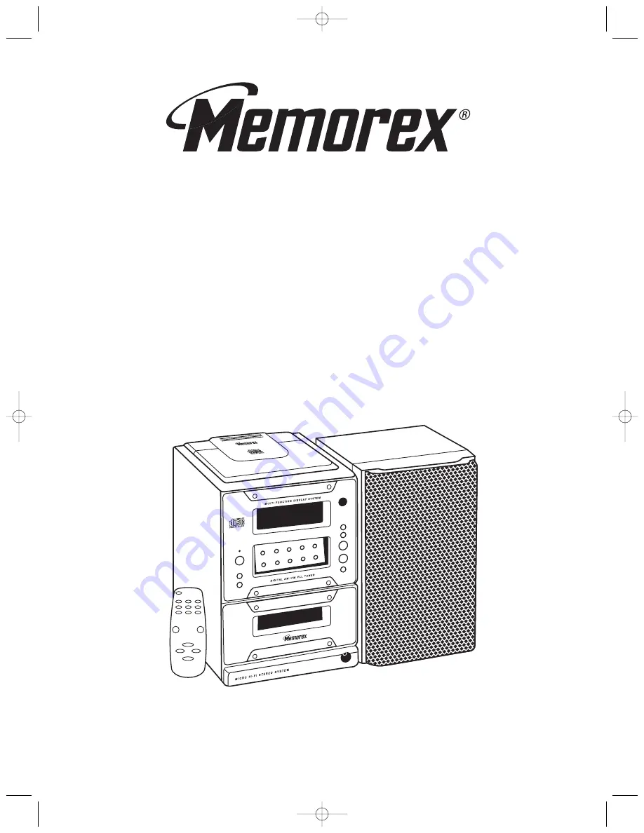 Memorex MX3710 Скачать руководство пользователя страница 1