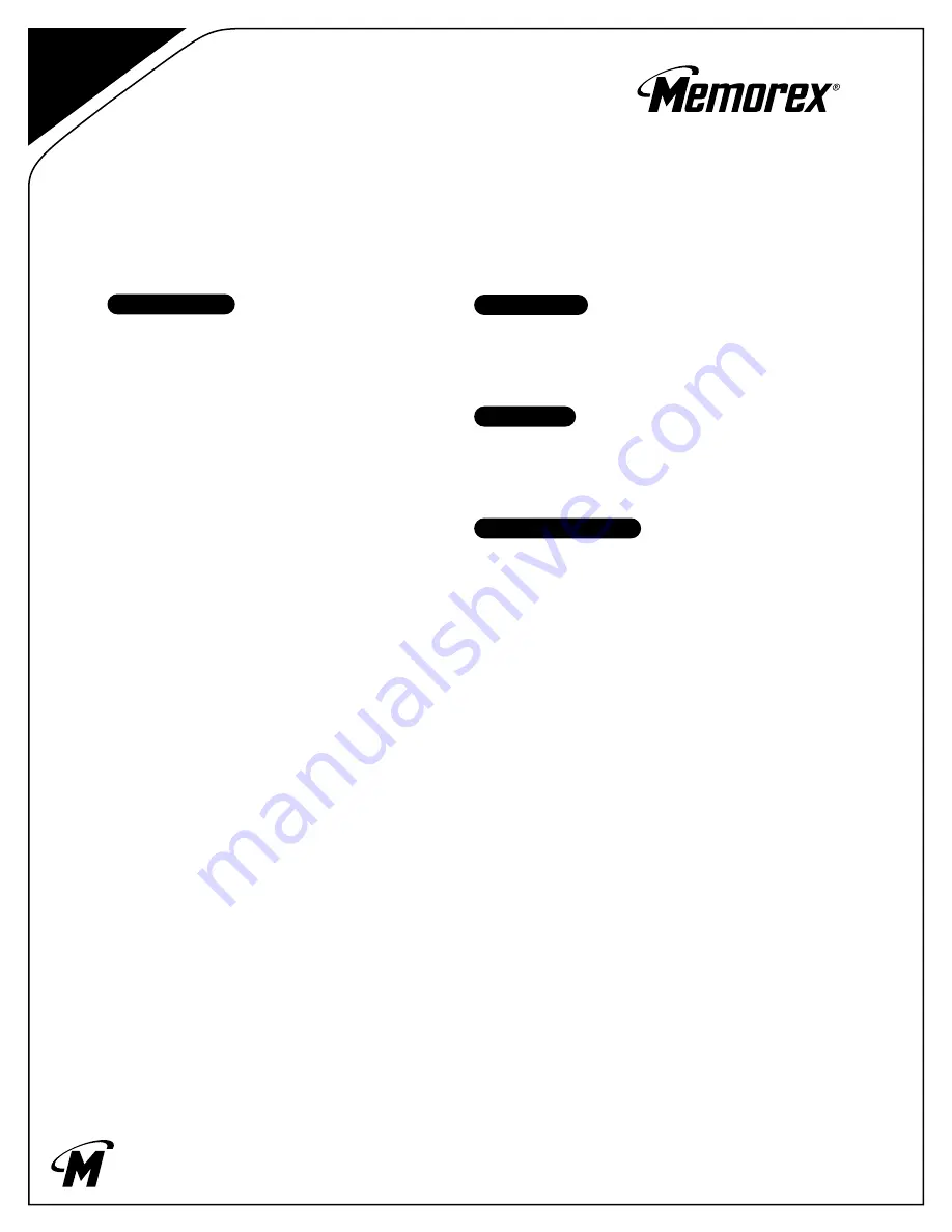 Memorex MX4139 - MX Micro System Specification Sheet Download Page 2