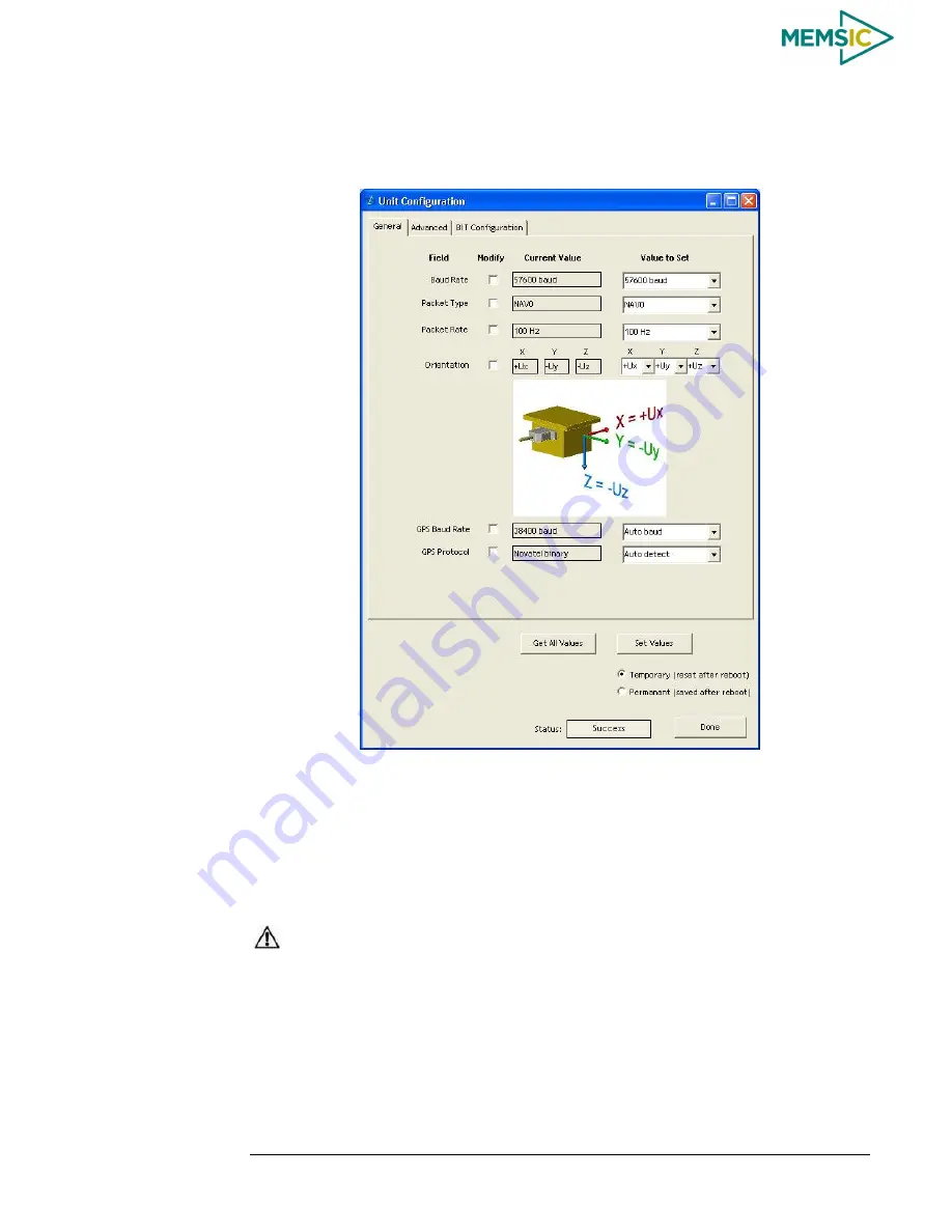 Memsic AHRS380ZA-200 User Manual Download Page 94