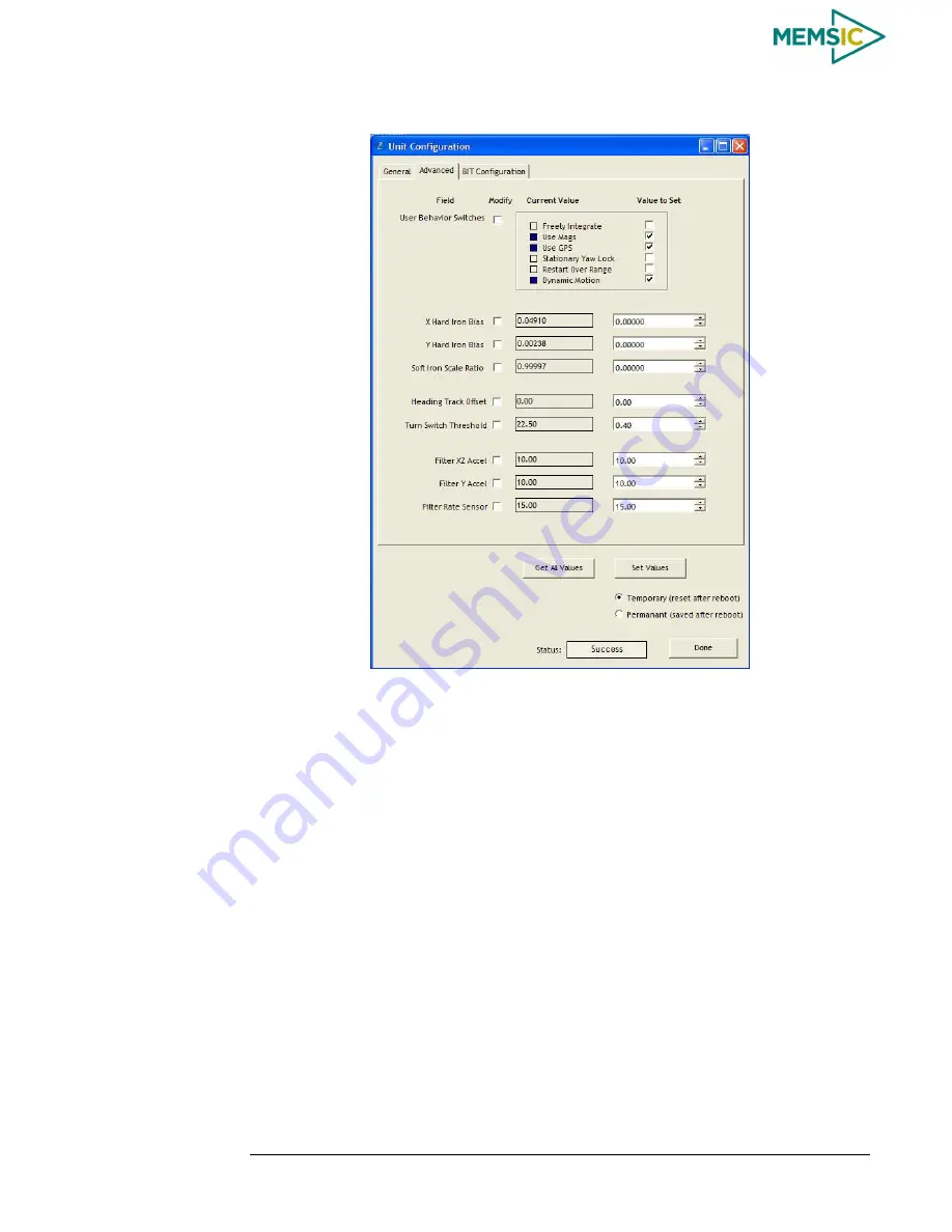 Memsic AHRS380ZA-200 User Manual Download Page 95