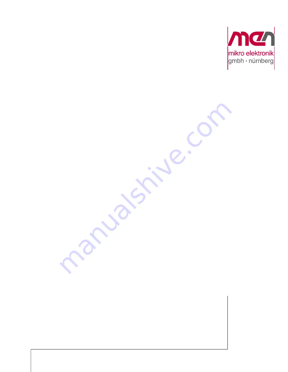 MEN Mikro Elektronik A14C - 6U VME64 MPC8540 User Manual Download Page 120