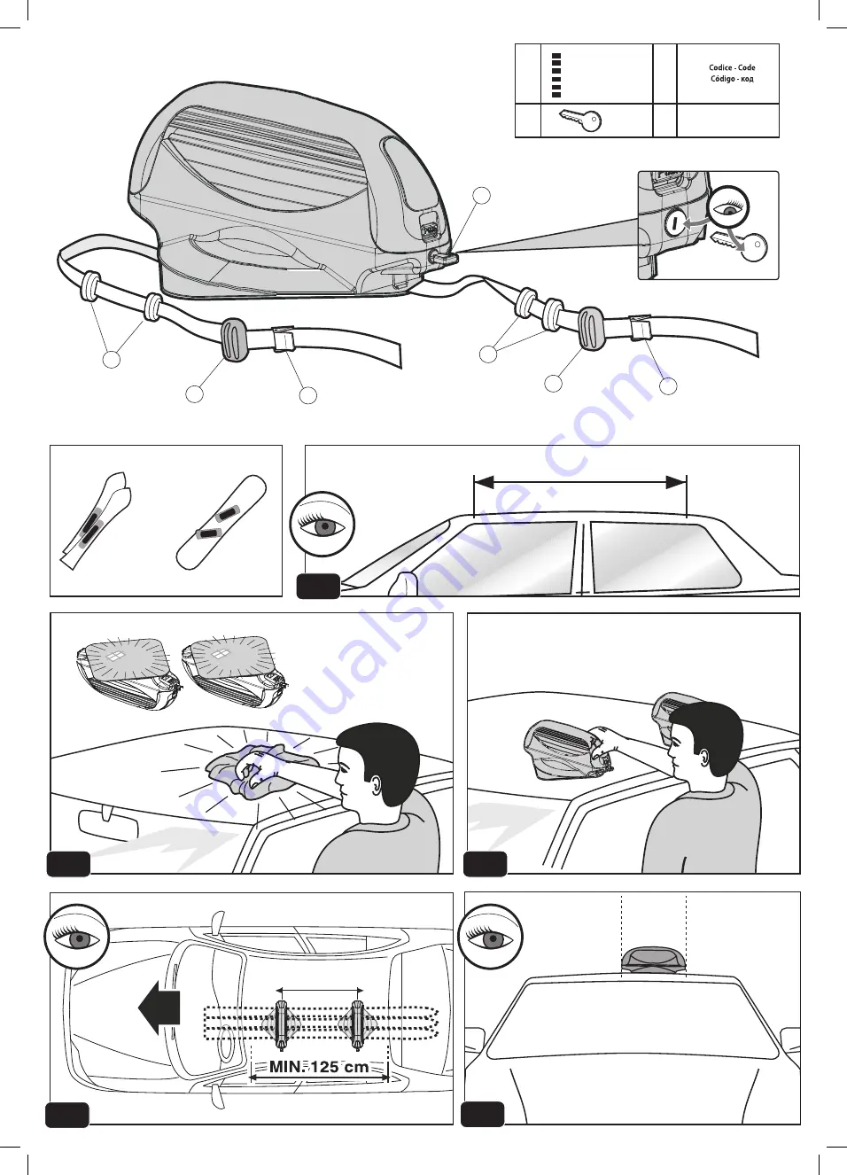 Menabo ACONCAGUA 3.0 TIGERSHARK Fitting Instructions Download Page 2