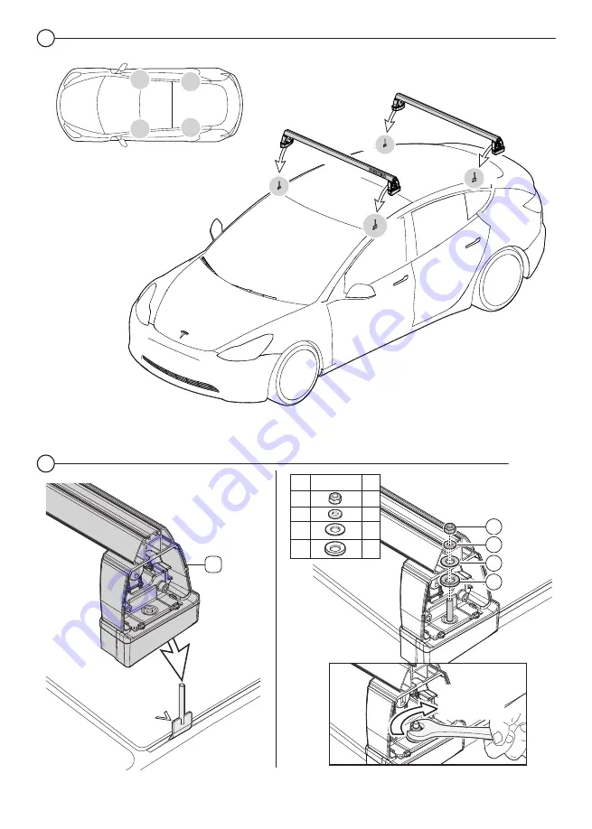 Menabo Barra OE Fitting Instructions Manual Download Page 6