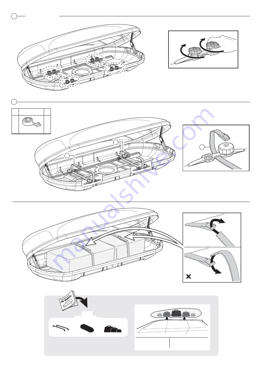 Menabo MANIA 400 Fitting Instructions Manual Download Page 7