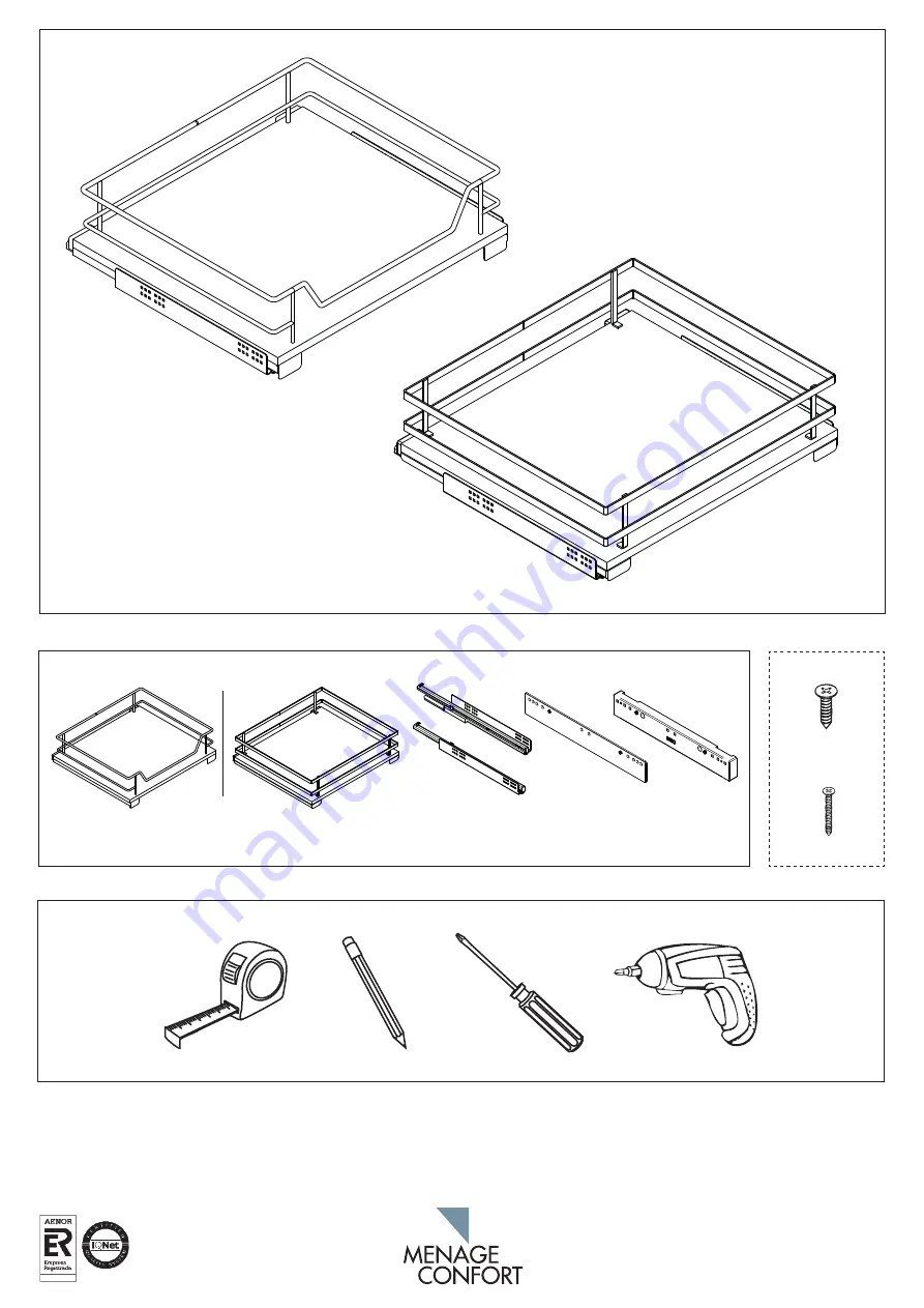 Menage Confort 48305014 Manual Download Page 1