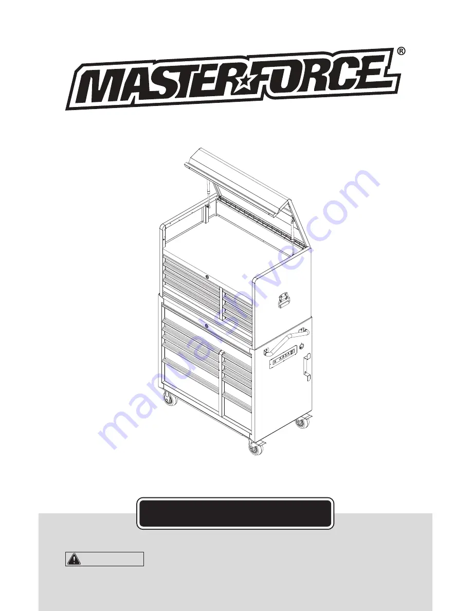 Menards MASTERFORCE 245-1932 Operator'S Manual Download Page 1