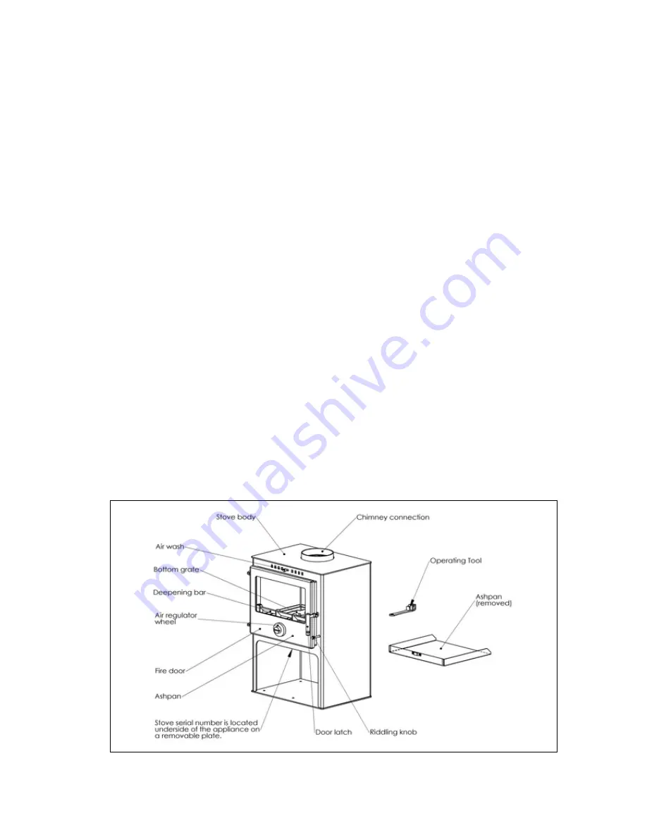 Mendip Stoves 8 pedestal Operating/Service Instructions Manual Download Page 4