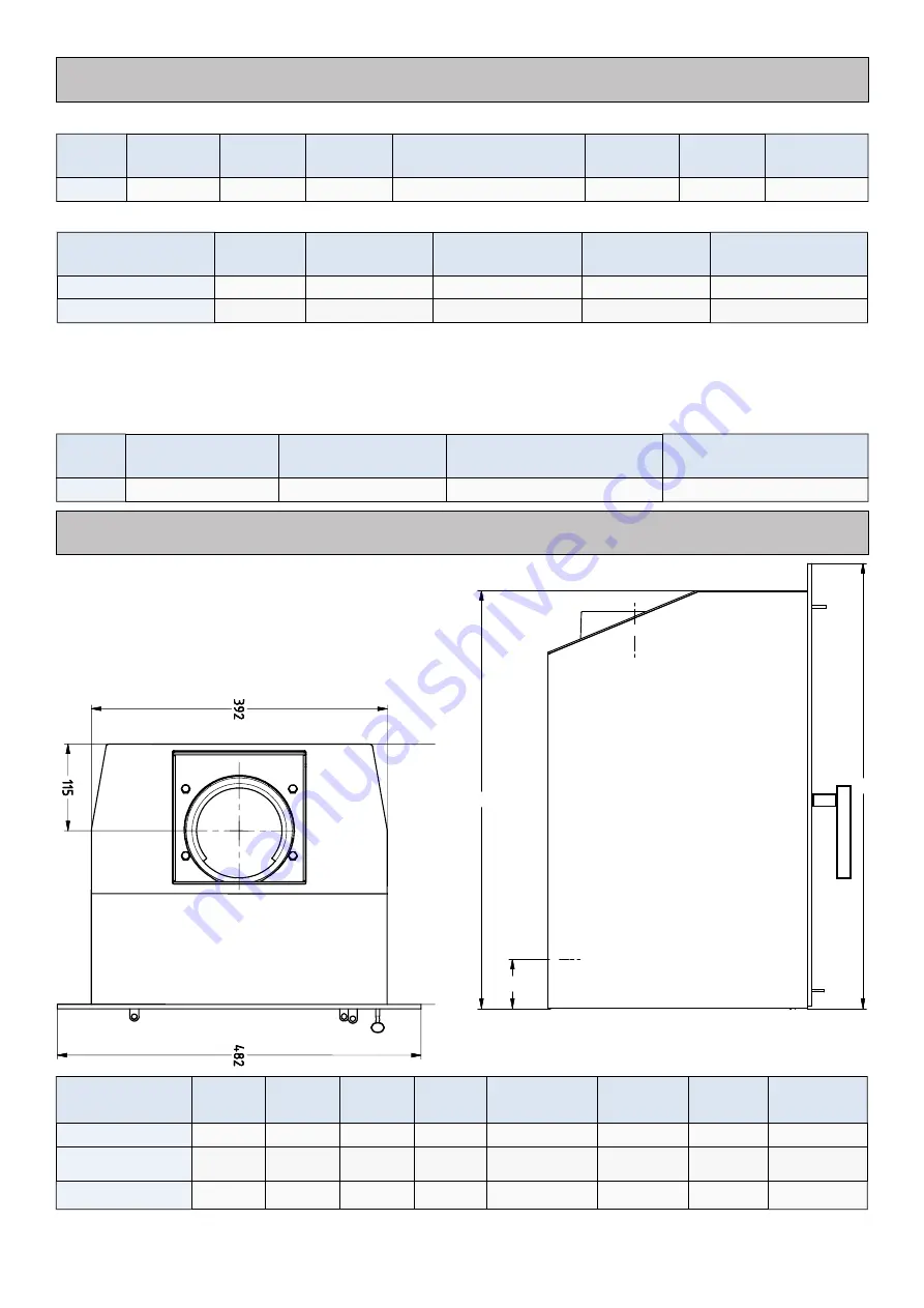 Mendip Stoves Christon 400 3 Sided Frame Скачать руководство пользователя страница 6