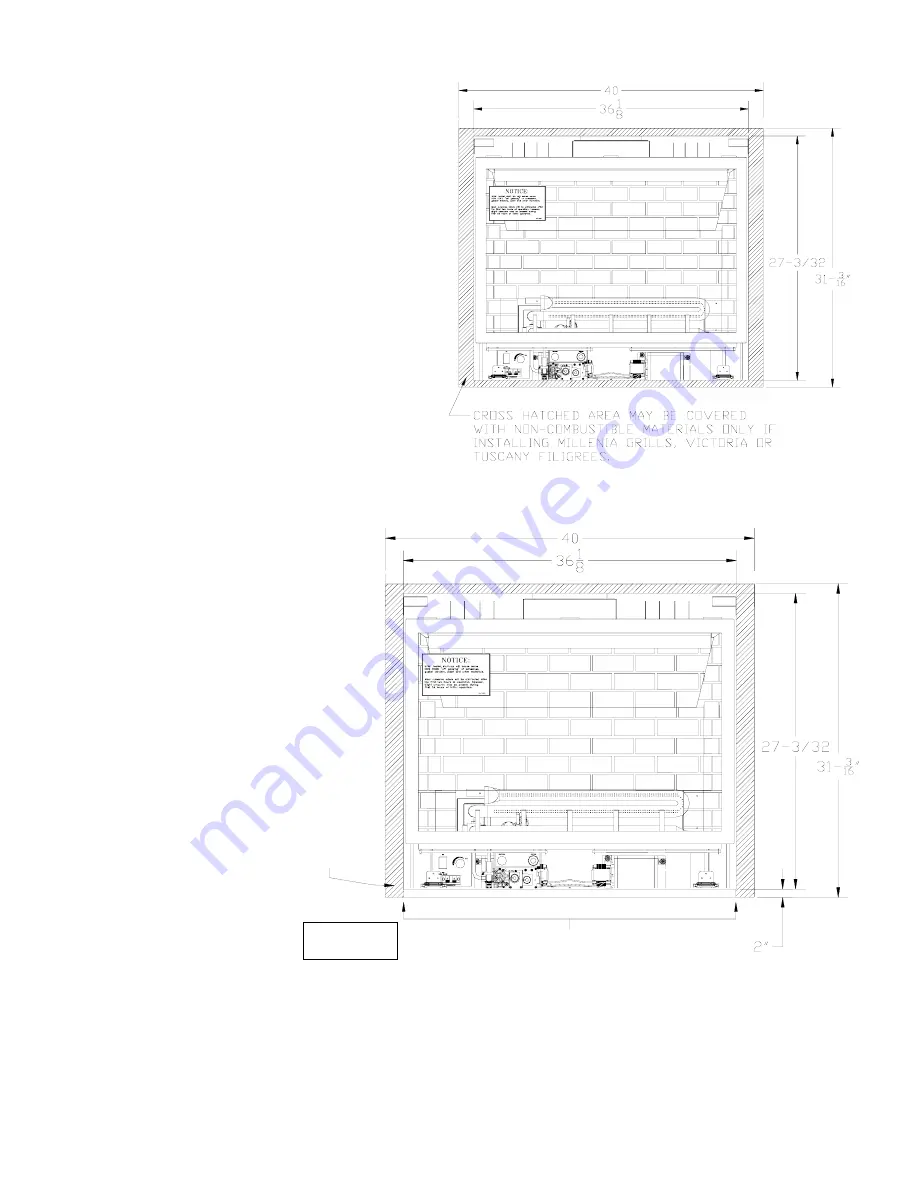 Mendota DXV42 TIMBERFIRE Installation & Operating Instructions Manual Download Page 37