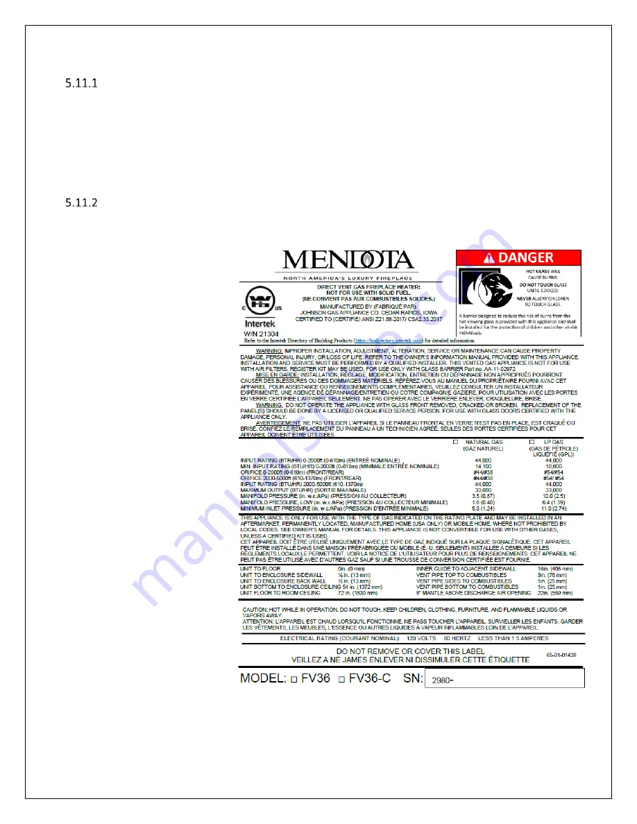 Mendota FullView AA-11-02980 FV36 Скачать руководство пользователя страница 79