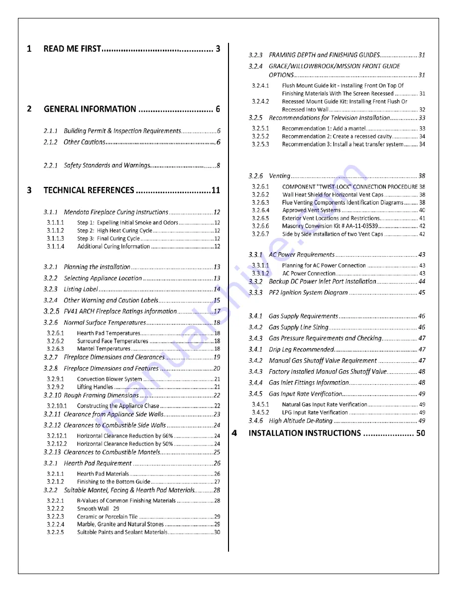 Mendota FV-41 Installation And Operating Instructions Manual Download Page 4