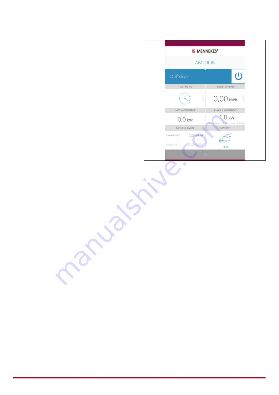 Mennekes AMTRON Premium User'S Operation Manual Download Page 180