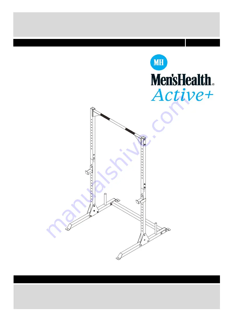 Men'sHealth Active+ Squat Rack Скачать руководство пользователя страница 1