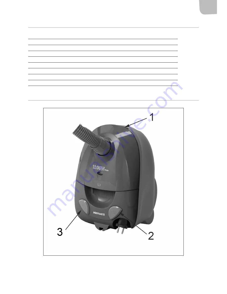 Menuett 800-233 User Instructions Download Page 7