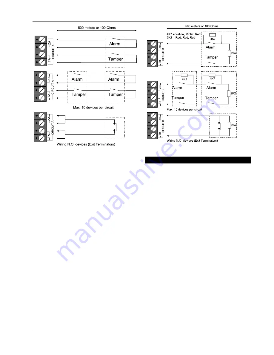 Menvier Security TS790+ Installation And Programming Manual Download Page 19