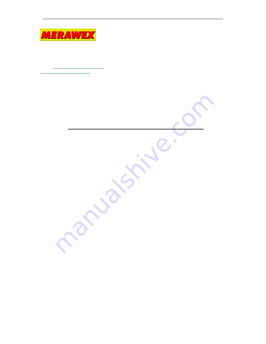 MERAWEX ZUP-230V User Manual Download Page 1