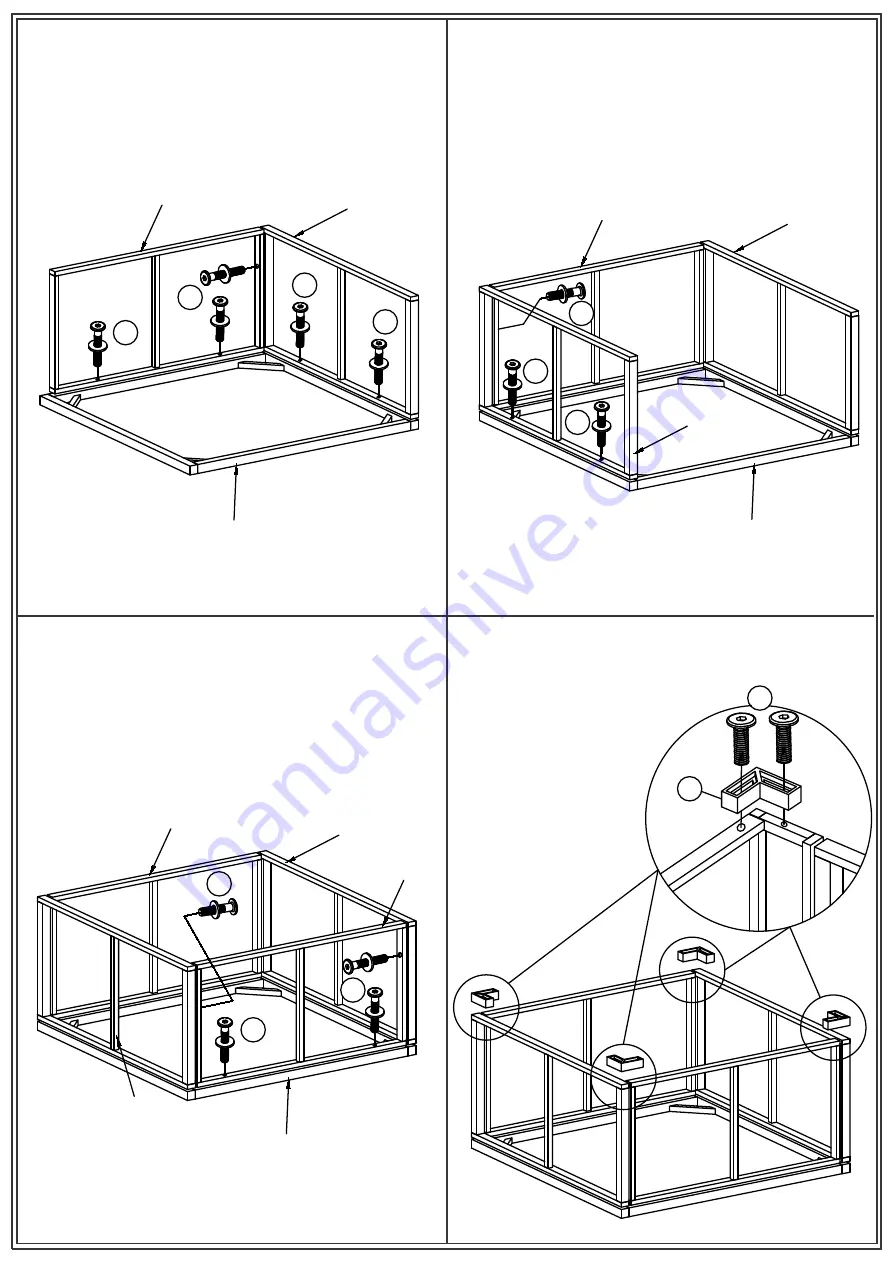 Merax BREED SOFA SET WF191435 Assembly Instruction Manual Download Page 12