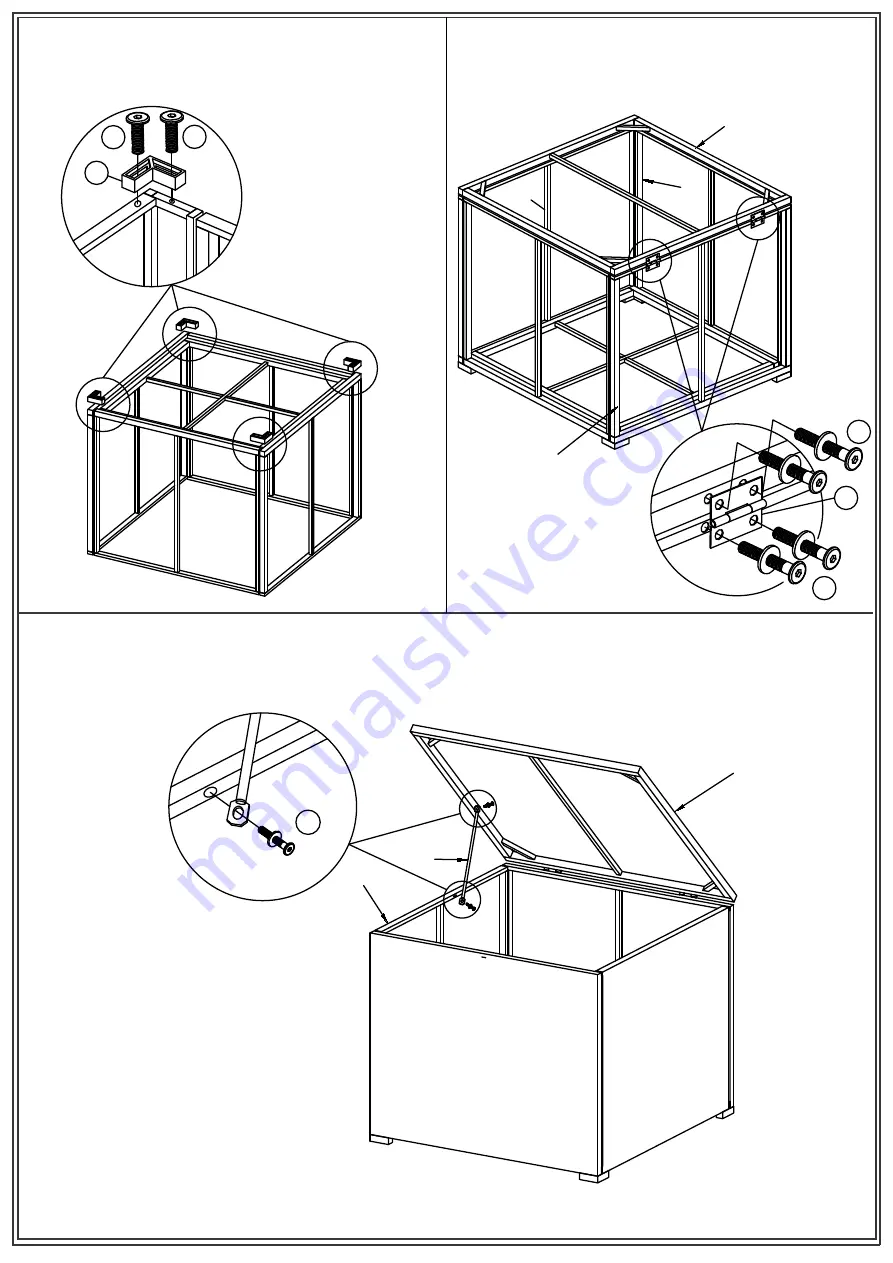 Merax BREED SOFA SET WF191435 Assembly Instruction Manual Download Page 14