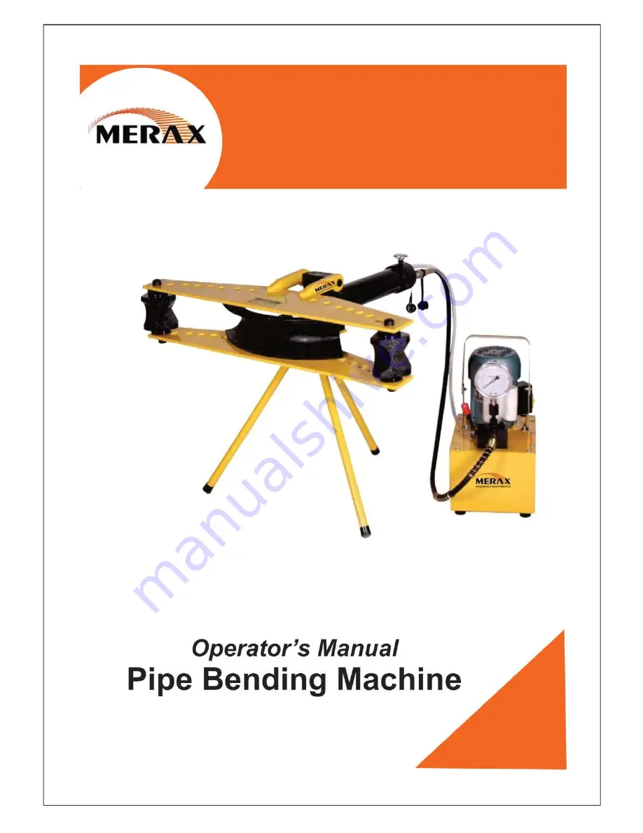 Merax HHW-3D Operator'S Manual Download Page 1