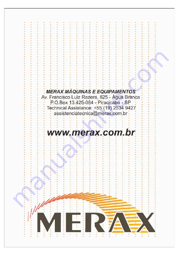 Merax Z1Z-CF02-80 Operator'S Manual Download Page 8