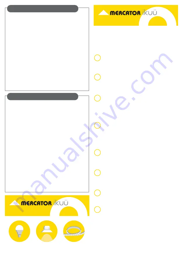 Mercator Ikuü SBIR01 Pairing Instructions Download Page 2