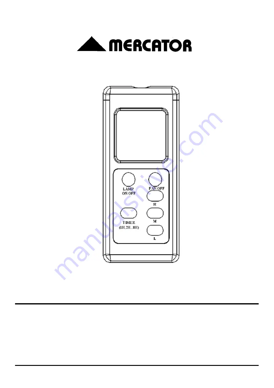 MERCATOR FRM97 Installation And Operation Instruction Book Download Page 1