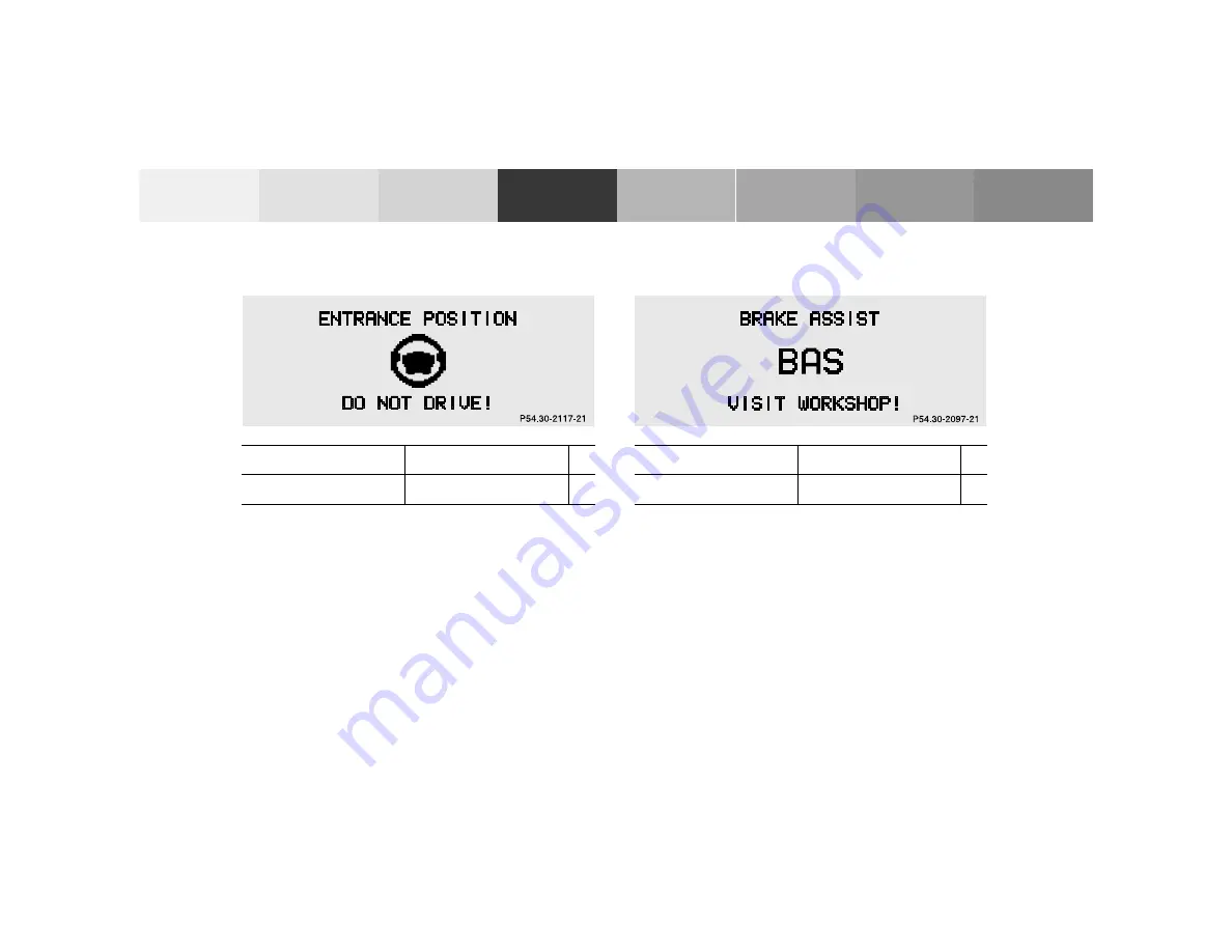 Mercedes-Benz 2000 CL 500 Operator'S Manual Download Page 306