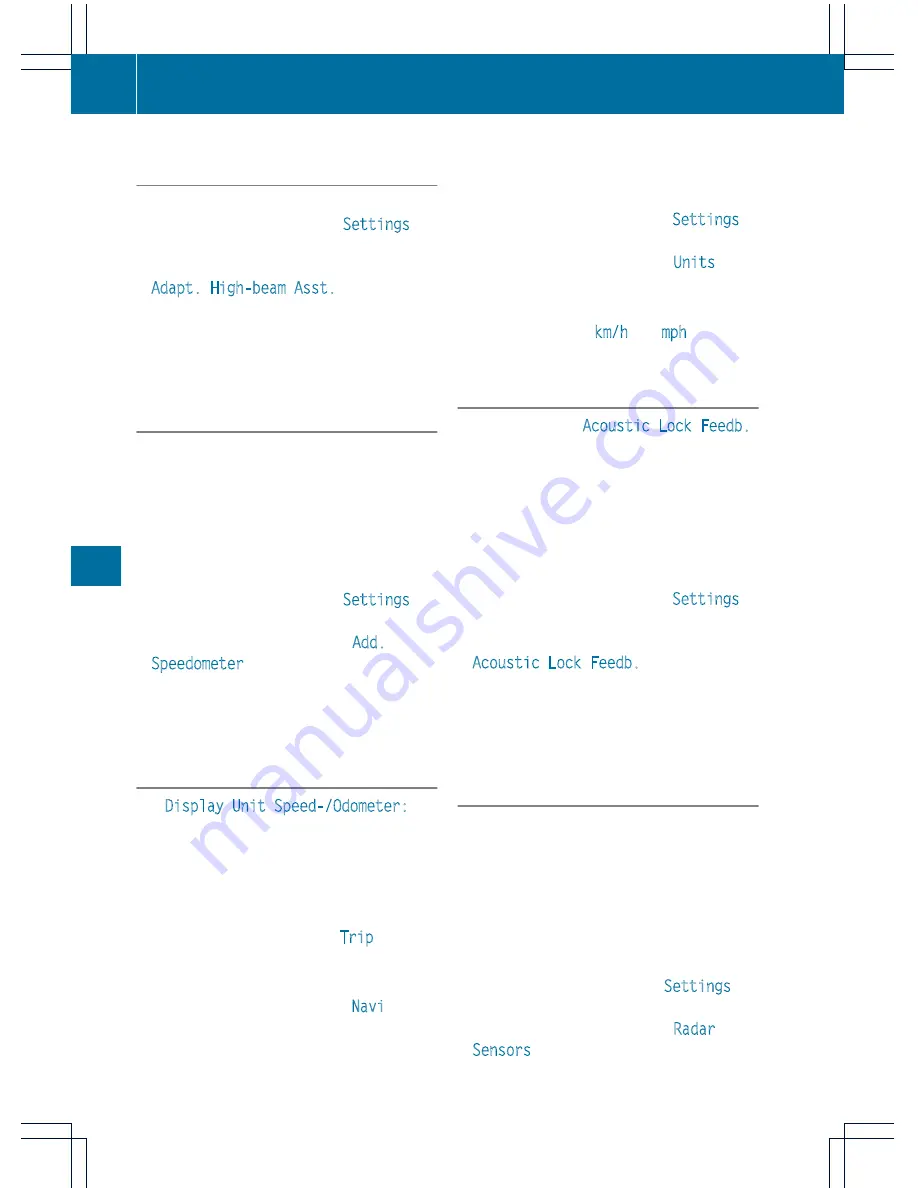 Mercedes-Benz 2013 CL Operator'S Manual Download Page 350