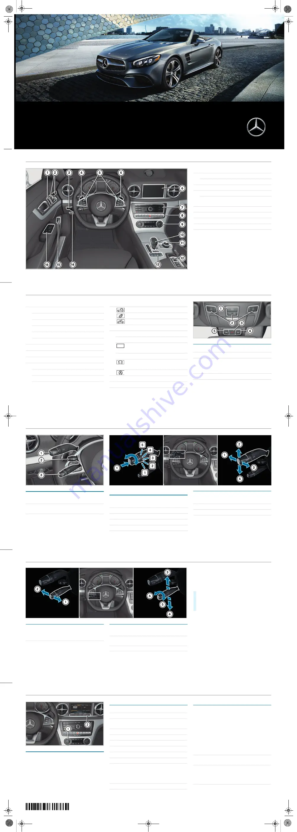 Mercedes-Benz 2013 SL Скачать руководство пользователя страница 1