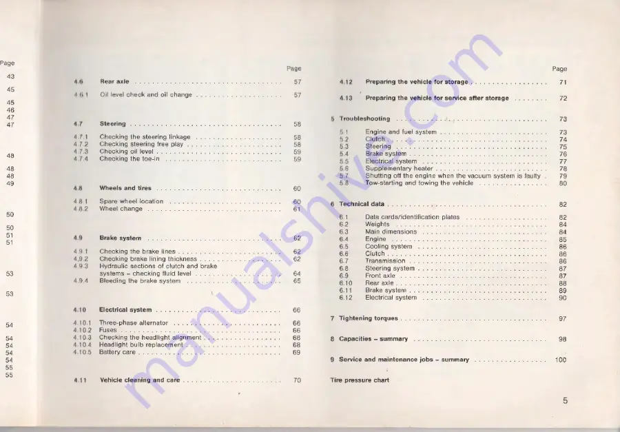 Mercedes-Benz 207 D Operating Instructions Manual Download Page 6