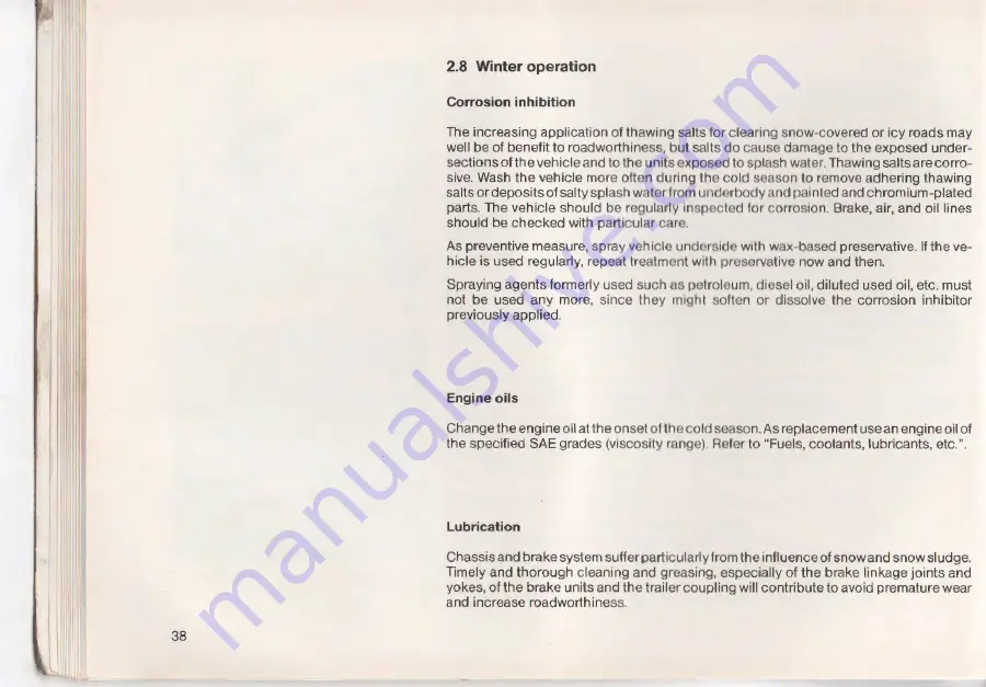 Mercedes-Benz 207 D Operating Instructions Manual Download Page 39