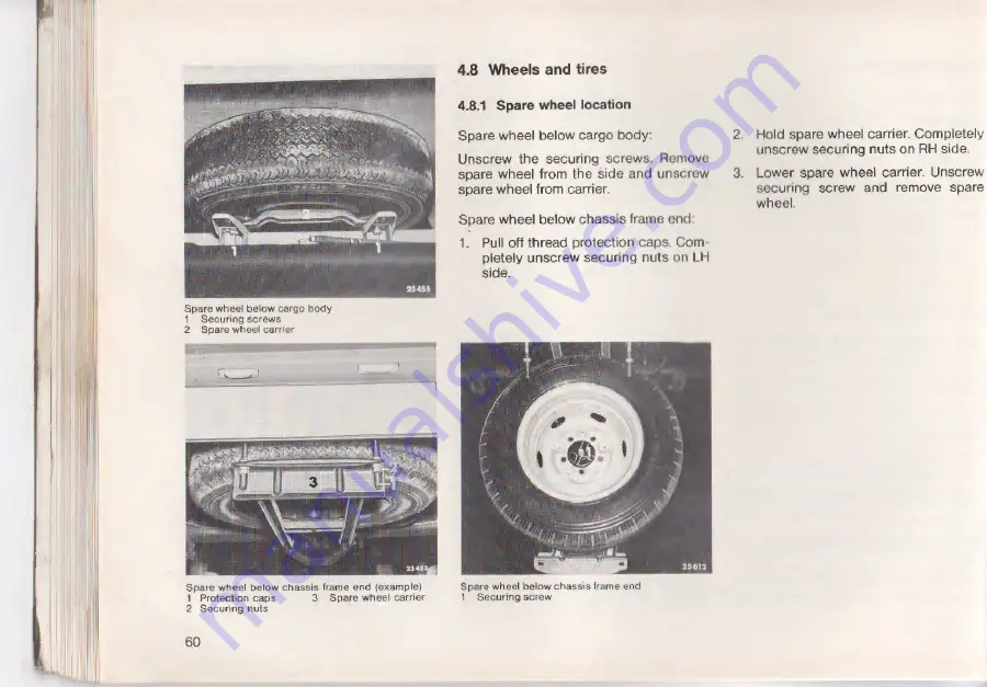 Mercedes-Benz 207 D Operating Instructions Manual Download Page 61