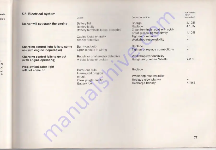 Mercedes-Benz 207 D Operating Instructions Manual Download Page 78