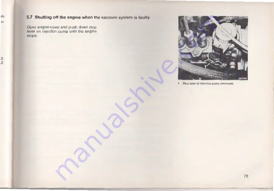 Mercedes-Benz 207 D Operating Instructions Manual Download Page 80