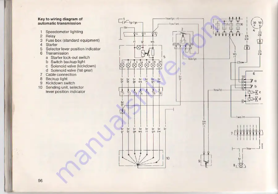 Mercedes-Benz 207 D Operating Instructions Manual Download Page 97