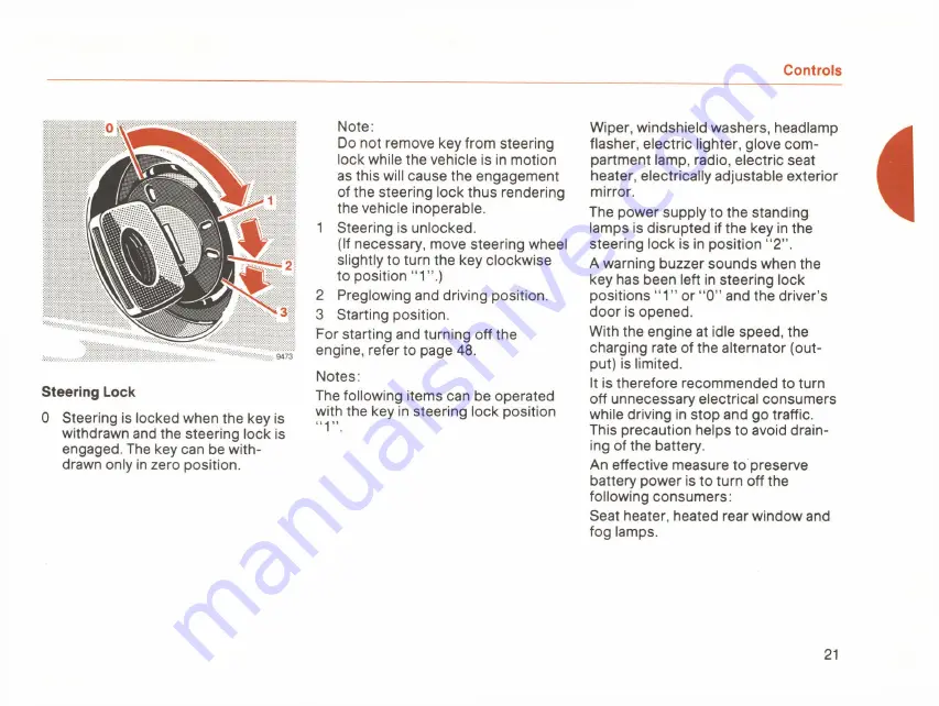 Mercedes-Benz 300 TD 123 T 1983 Owner'S Manual Download Page 23