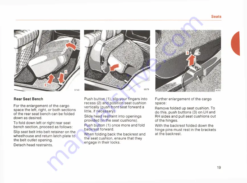 Mercedes-Benz 300 TD-TURBO DIESEL 1984 Owner'S Manual Download Page 21